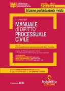 Manuale di diritto processuale civile